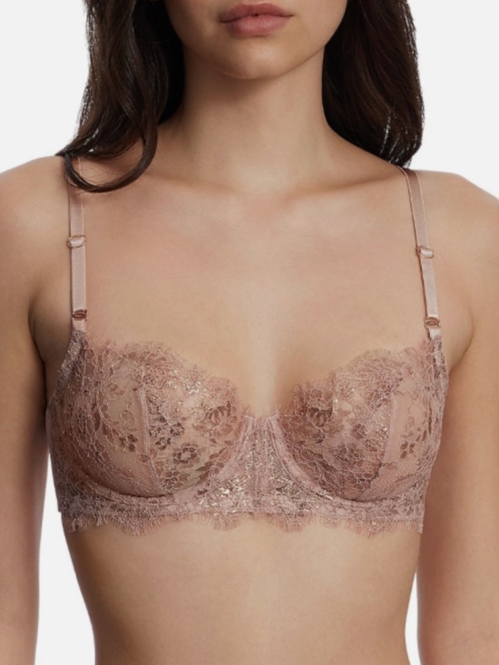 Skarlett Blue Other - Skarlett Blue Entice Lace Balconette Bra In Romance/Rose Size 38C NWT